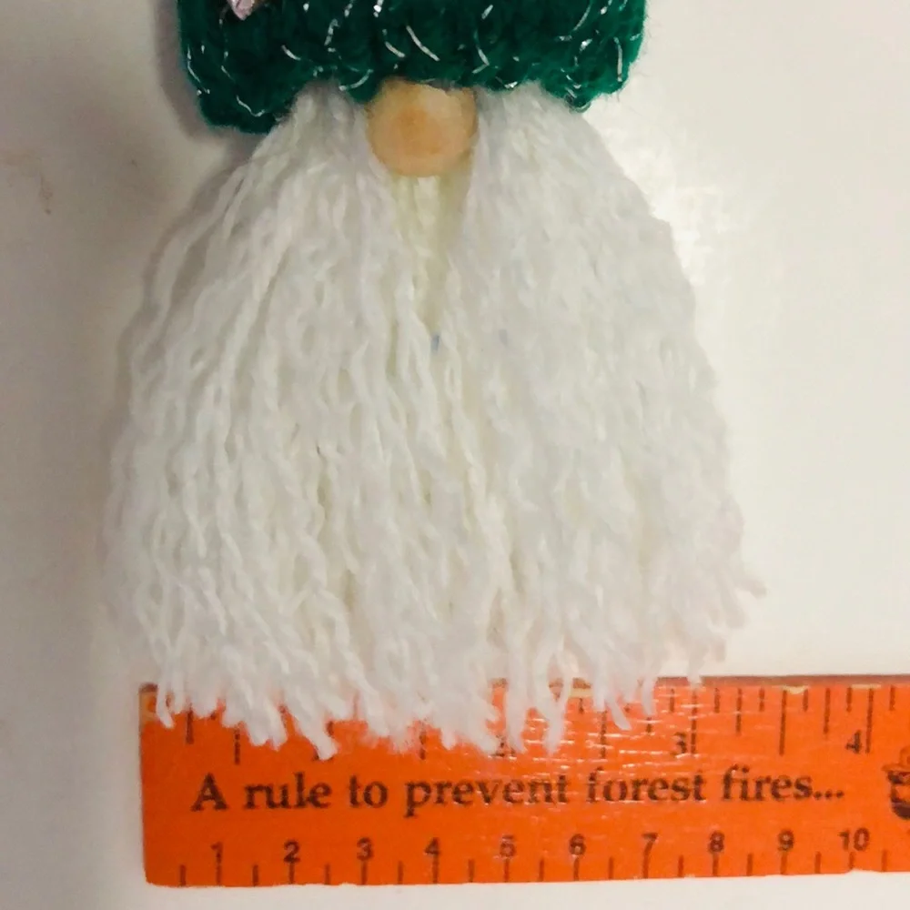 gnome yarn ornament